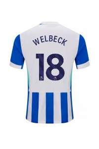Brighton Danny Welbeck #18 Voetbaltruitje Thuis tenue 2025-26 Korte Mouw